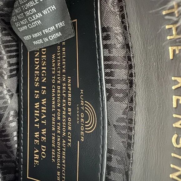 Kurt Geiger Faux Fur Chain Strap Bag - Picture 3 of 6